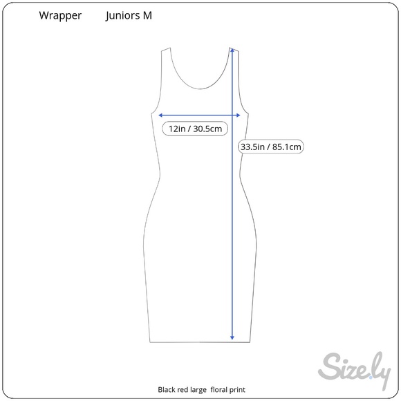 Wrapper women juniors size M floral tie back Dress - Picture 8 of 8